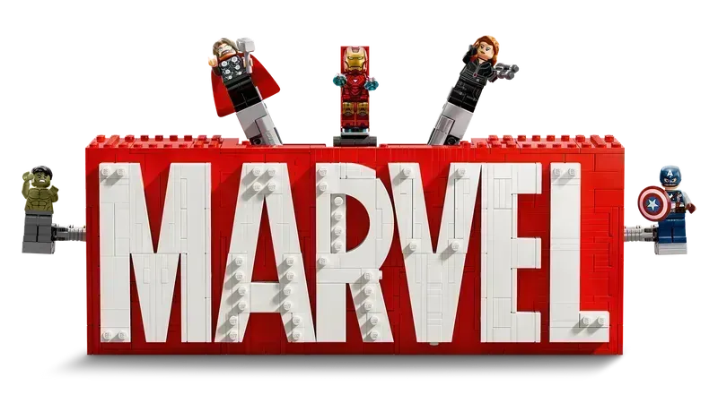 LEGO Marvel Logo and Figures 76313 Superheroes (Pre-Order: January 2025)