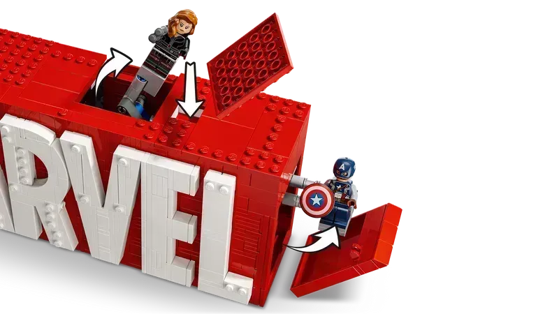 LEGO Marvel Logo and Figures 76313 Superheroes (Pre-Order: January 2025)