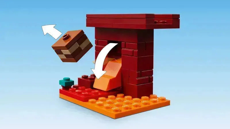 LEGO Het Nether Lava gevecht 21266 Ninjago