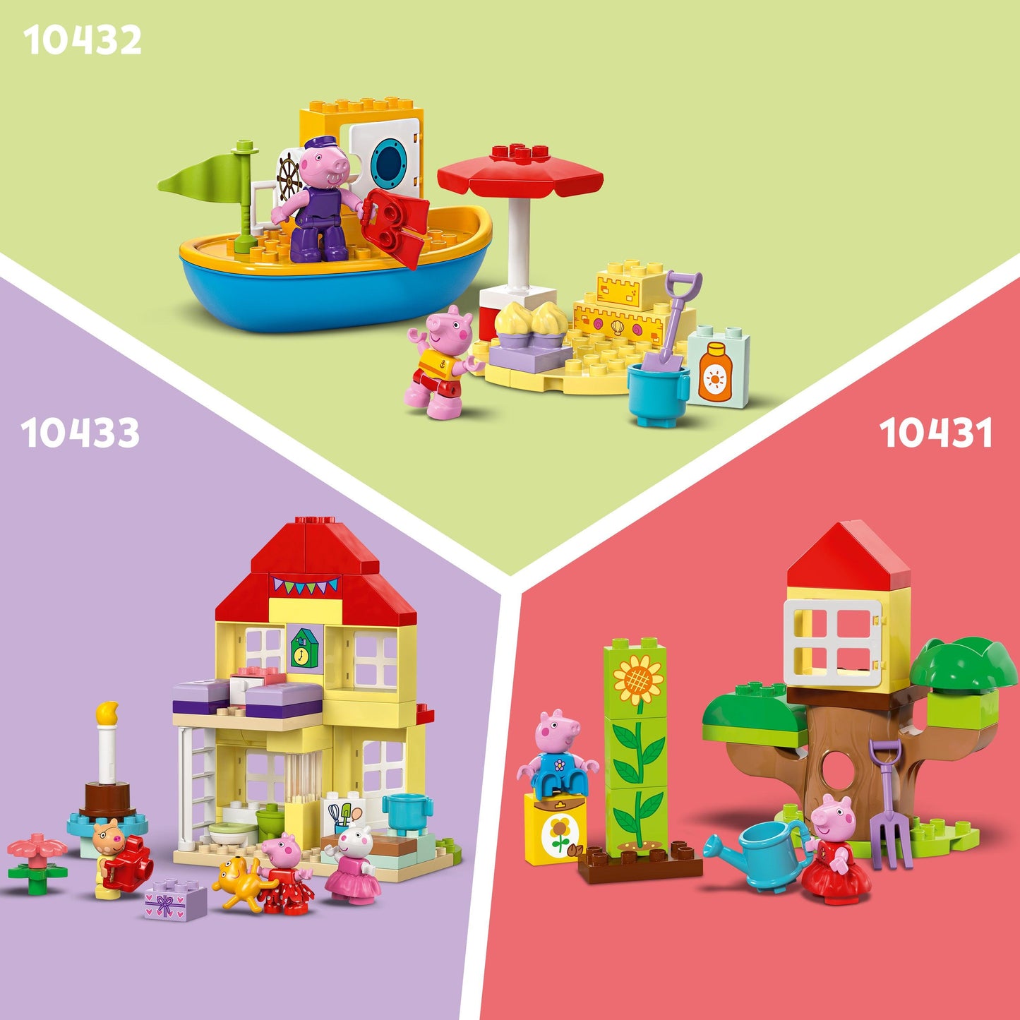 LEGO Peppa Pig Combideal 2: 10431, 10432 & 10433