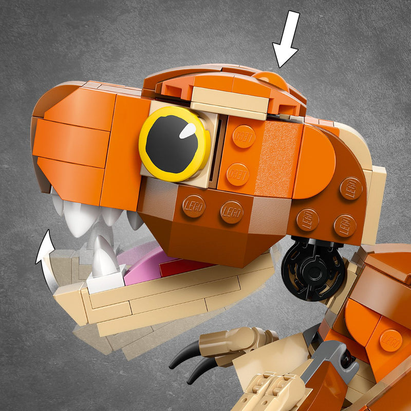 LEGO 76967 Kleine eter T-Rex, Een Jurassic World avontuur wacht