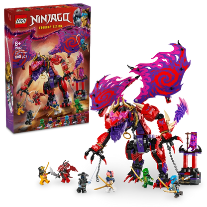 LEGO Bliksemtand Draak van Chaos 71832 Ninjago (Pre-Order: 1 maart)