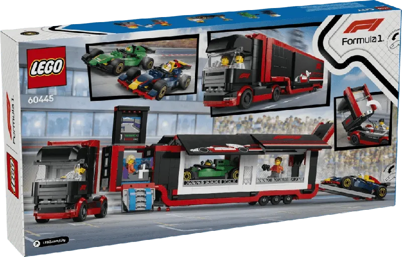 LEGO F1 Truck met Red Bull RB20 & Aston Martin AMR24 F1 auto's 60445 City LEGO CREATOR @ 2TTOYS | Official LEGO shop😊🥰 LEGO €. 84.99