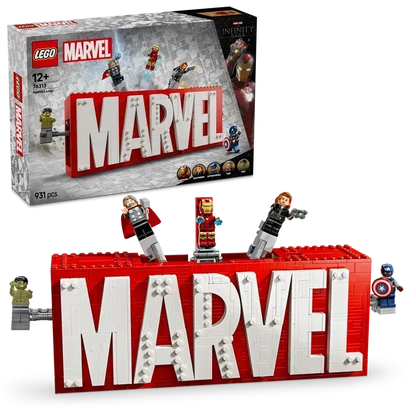 LEGO Marvel Logo and Figures 76313 Superheroes (Pre-Order: January 2025)