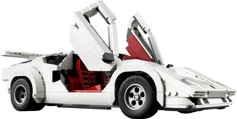 LEGO witte Lamborghini Countach 5000 Quattrovalvole 10337 Icons LEGO ICONS @ 2TTOYS | Official LEGO shop😊🥰 LEGO €. 159.99