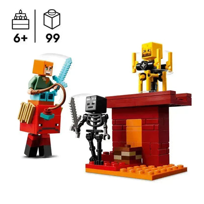 LEGO Het Nether Lava gevecht 21266 Ninjago