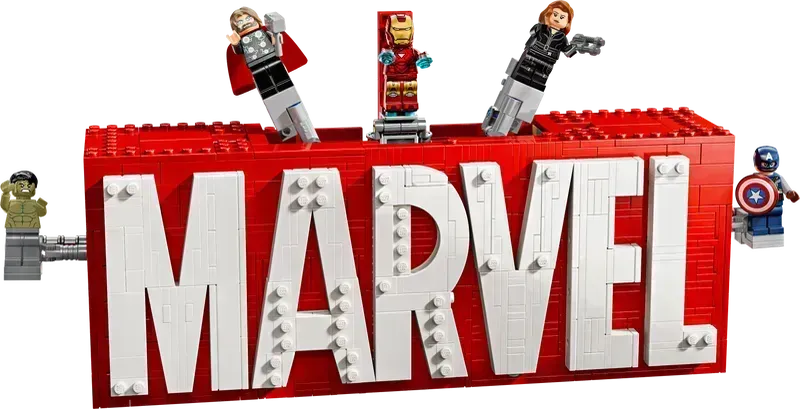 LEGO Marvel Logo and Figures 76313 Superheroes (Pre-Order: January 2025)