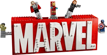 LEGO Marvel Logo and Figures 76313 Superheroes (Pre-Order: January 2025)