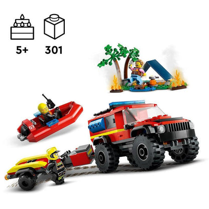 LEGO Brandweerwagen met reddingsboot 60412 City LEGO FRIENDS @ 2TTOYS LEGO €. 25.49