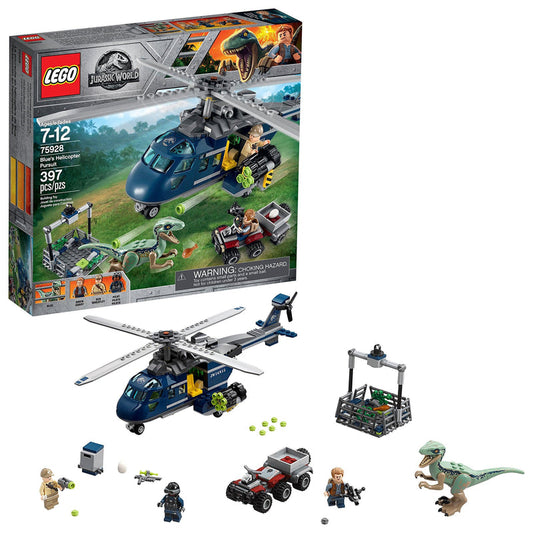 LEGO Blue's Helicopter Pursuit 75928 Jurassic World LEGO JURASSIC WORLD @ 2TTOYS | Official LEGO shop😊🥰 LEGO €. 59.99