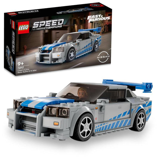 LEGO 2 Fast 2 Furious Nissan Skyline GT-R (R34) 76917 Speedchampions LEGO SPEEDCHAMPIONS @ 2TTOYS | Official LEGO shop😊🥰 LEGO €. 21.48