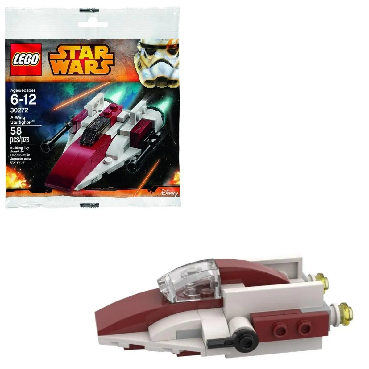 LEGO A-Wing Starfighter 30272 Star Wars - Episode VI LEGO STARWARS @ 2TTOYS | Official LEGO shop😊🥰 LEGO €. 8.49