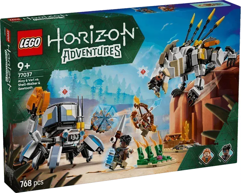 LEGO Aloy & Varl vs. Shell-Walker & Sawtooth 77037 Horizon (Levering: maart 2025) @ 2TTOYS | Official LEGO shop😊🥰 LEGO €. 38.49