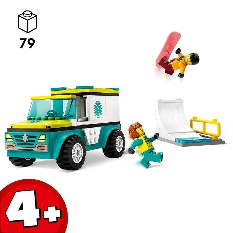 LEGO Ambulance & Snowboarder 60403 City LEGO FRIENDS @ 2TTOYS | Official LEGO shop😊🥰 LEGO €. 16.49