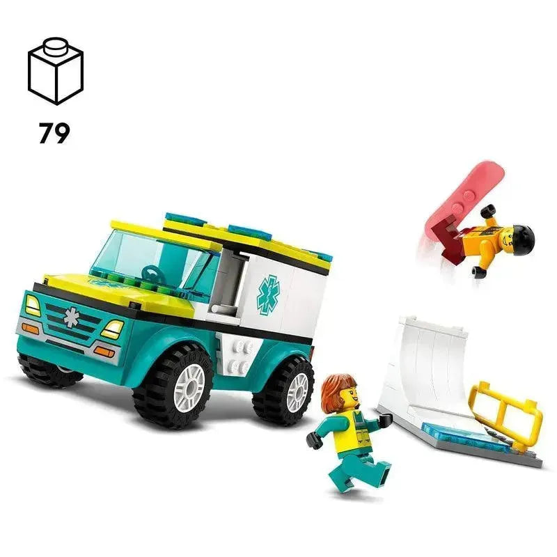 LEGO Ambulance & Snowboarder 60403 City LEGO FRIENDS @ 2TTOYS | Official LEGO shop😊🥰 LEGO €. 16.49