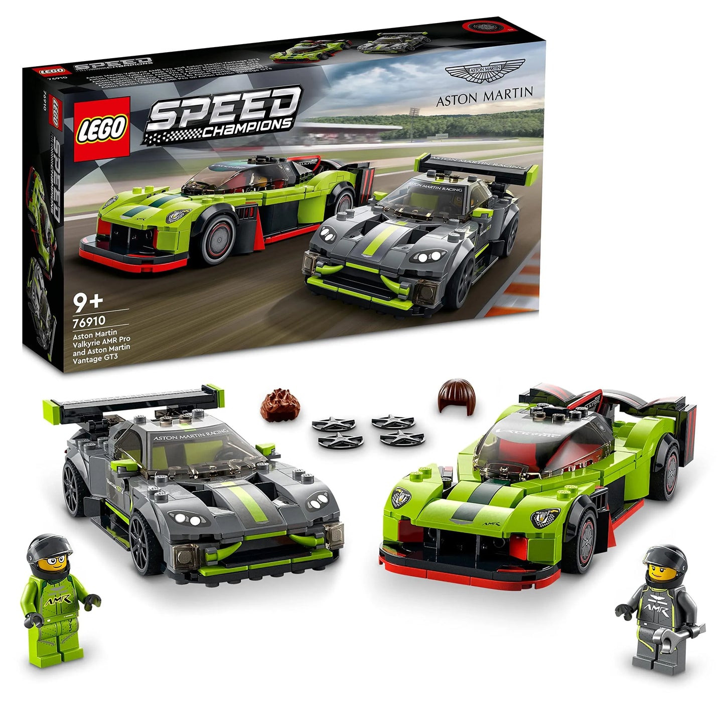 LEGO Aston Martin Valkyrie AMR Pro en Aston Martin Vantage GT3 76910 Speed Champions LEGO SPEEDCHAMPIONS @ 2TTOYS | Official LEGO shop😊🥰 LEGO €. 49.99