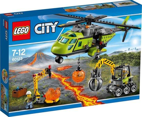 LEGO Bevoorrading helikopter 60123 City LEGO CITY VULKAANONDERZOEKERS @ 2TTOYS LEGO €. 64.99