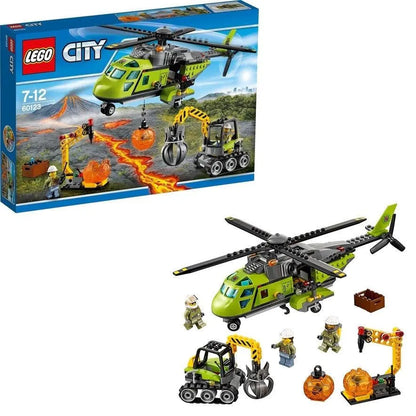 LEGO Bevoorrading helikopter 60123 City LEGO CITY VULKAANONDERZOEKERS @ 2TTOYS | Official LEGO shop😊🥰 LEGO €. 64.99