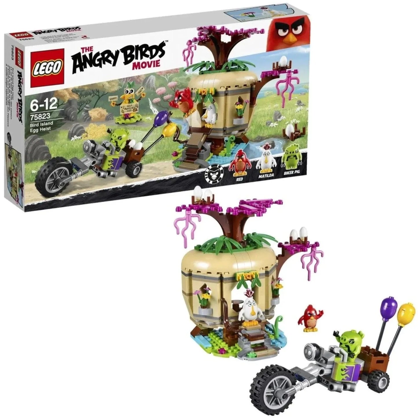 LEGO Bird Island eierenroof 75823 Angry Birds LEGO ANGRYBIRDS @ 2TTOYS | Official LEGO shop😊🥰 LEGO €. 19.99