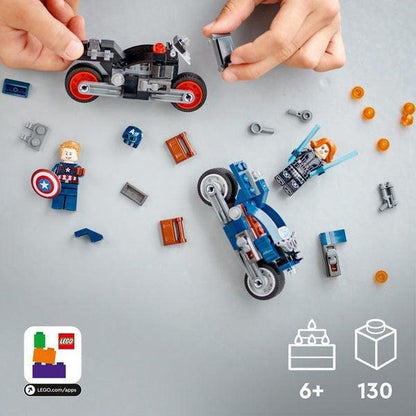 LEGO Black Widow & Captain America motoren 76260 Marvel Superheroes LEGO SUPERHEROES @ 2TTOYS | Official LEGO shop😊🥰 LEGO €. 13.48