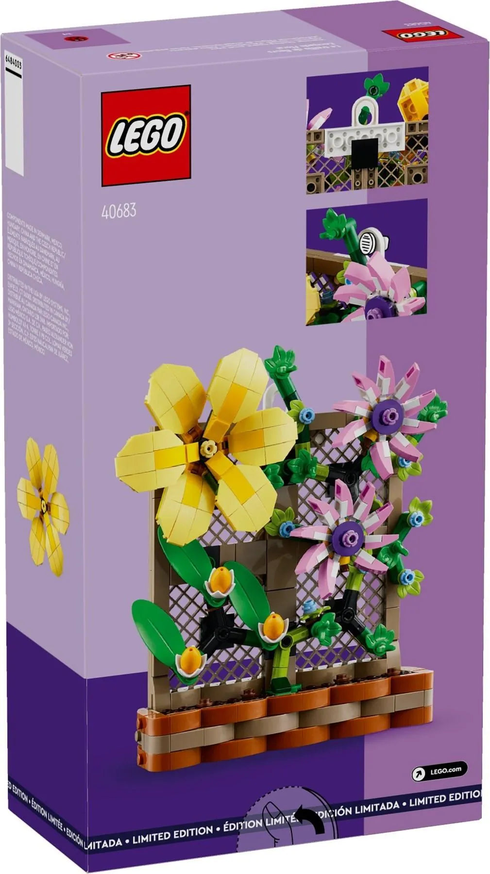 LEGO Bloemenpracht met hekwerk 40683 Botanical LEGO BOTANICAL @ 2TTOYS | Official LEGO shop😊🥰 LEGO €. 24.99