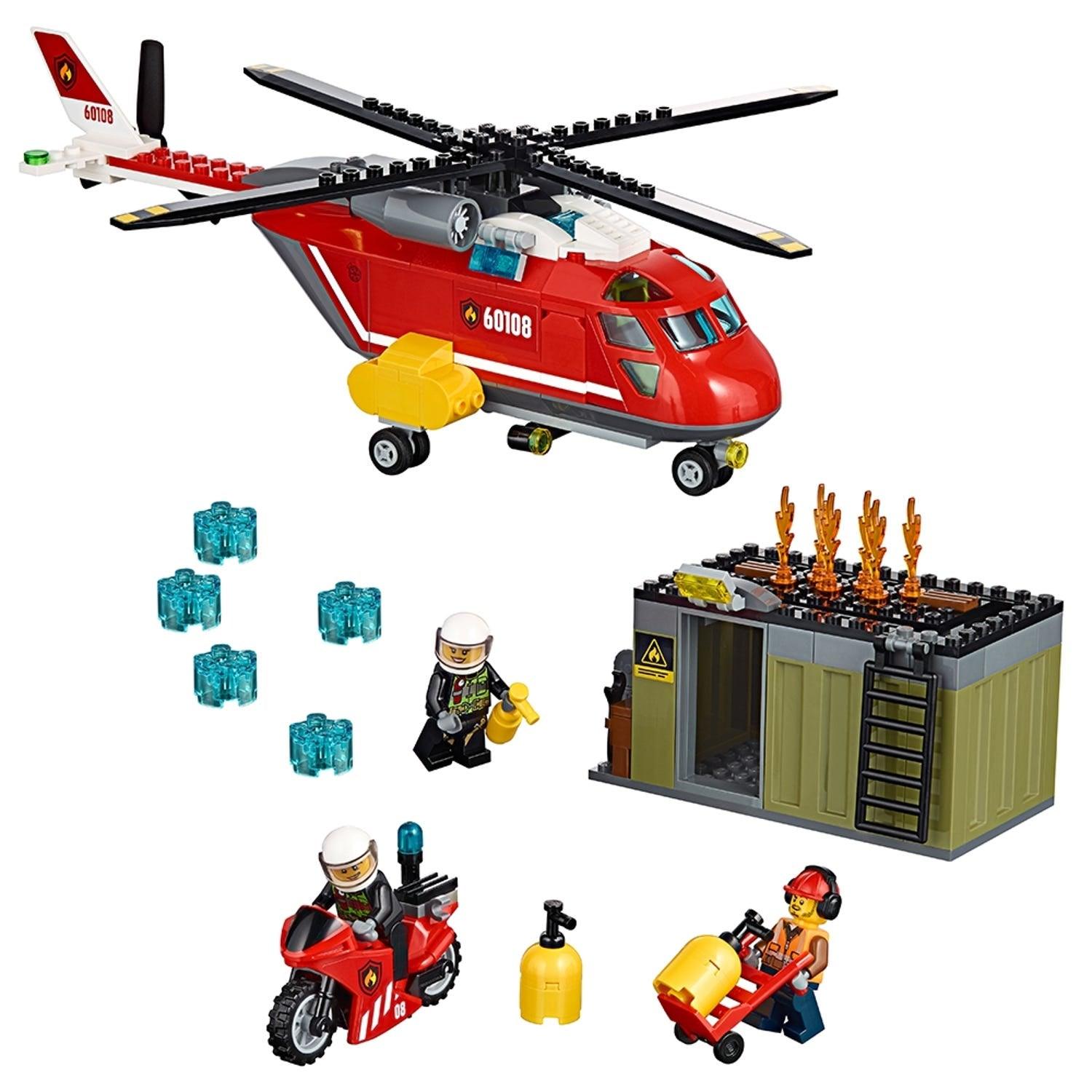 LEGO Brandweer Helikopter en motor 60108 City LEGO CITY BRANDWEER @ 2TTOYS | Official LEGO shop😊🥰 LEGO €. 39.99