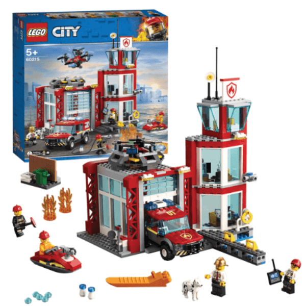 LEGO Brandweer Kazerne met brandweerwagen 60215 City LEGO CITY BRANDWEER @ 2TTOYS | Official LEGO shop😊🥰 LEGO €. 49.99