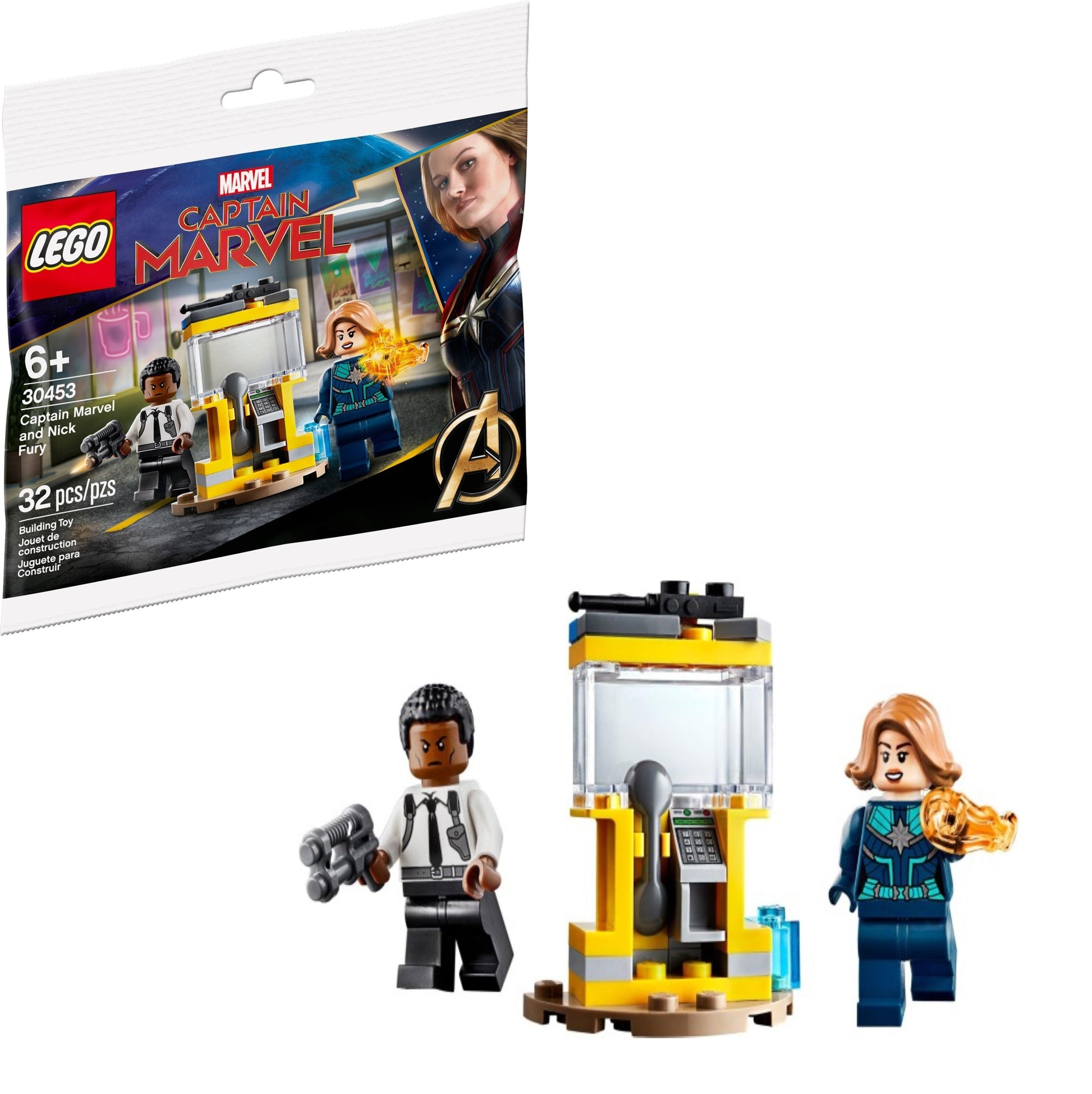 LEGO Captain Marvel en Nick Fury 30453 Marvel Super Heroes LEGO SUPERHEROES @ 2TTOYS | Official LEGO shop😊🥰 LEGO €. 3.99