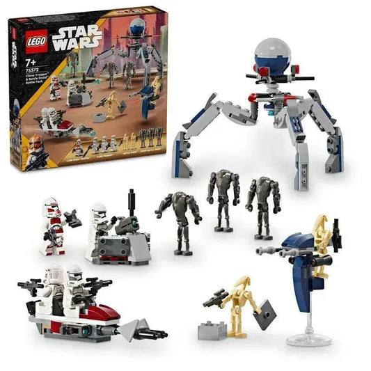 LEGO Clone Trooper™ & Battle Droid™ Battle Pack 75372 StarWars LEGO Star Wars TM @ 2TTOYS | Official LEGO shop😊🥰 LEGO €. 25.49