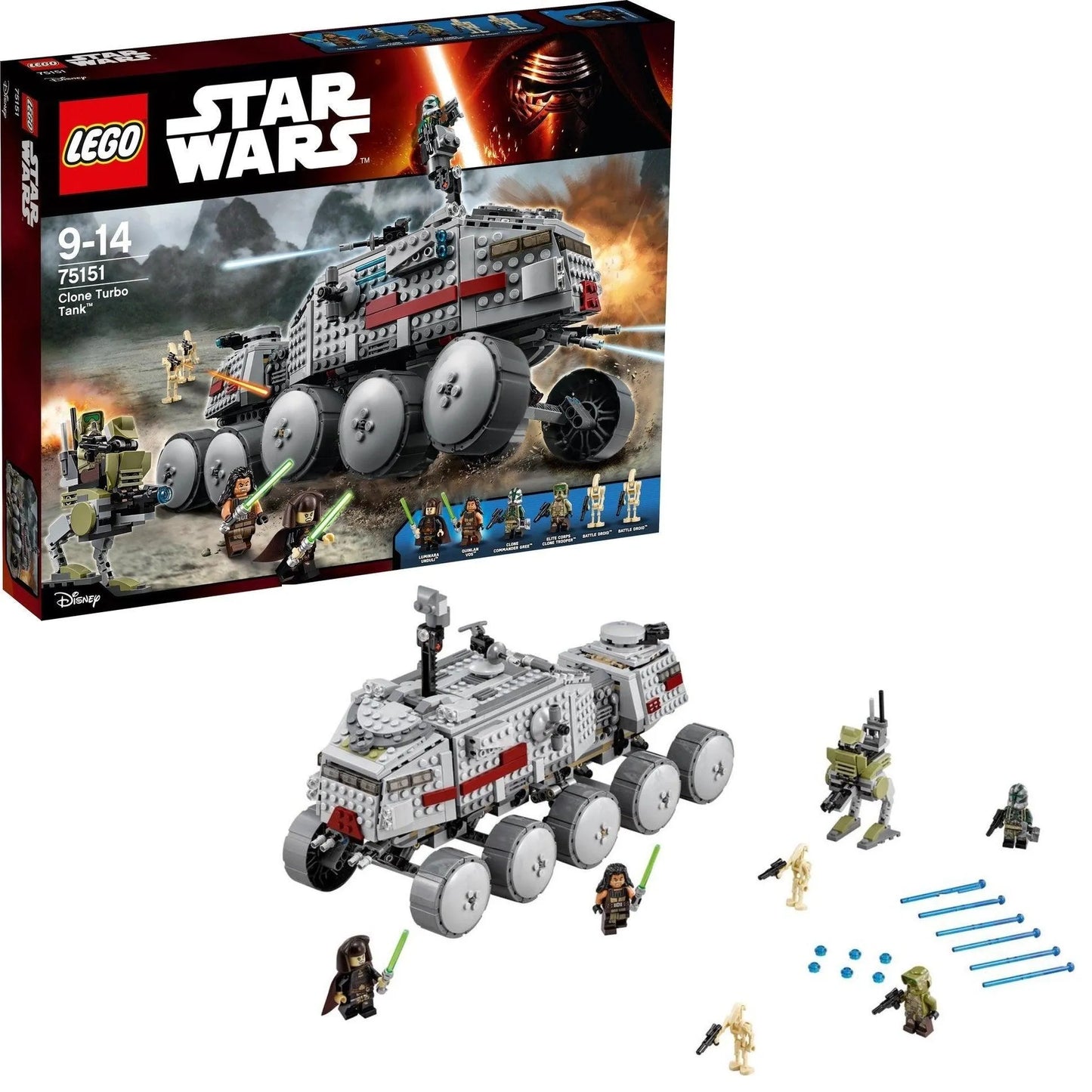 LEGO Clone Turbo Tank voor de slag om Kashyyk 75151 StarWars LEGO STARWARS @ 2TTOYS | Official LEGO shop😊🥰 LEGO €. 219.99