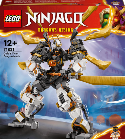 LEGO Cole's Titanium Dragon Mech 71821 Ninjago (Pre-Order: verwacht juni) LEGO Ninjago @ 2TTOYS LEGO €. 84.99