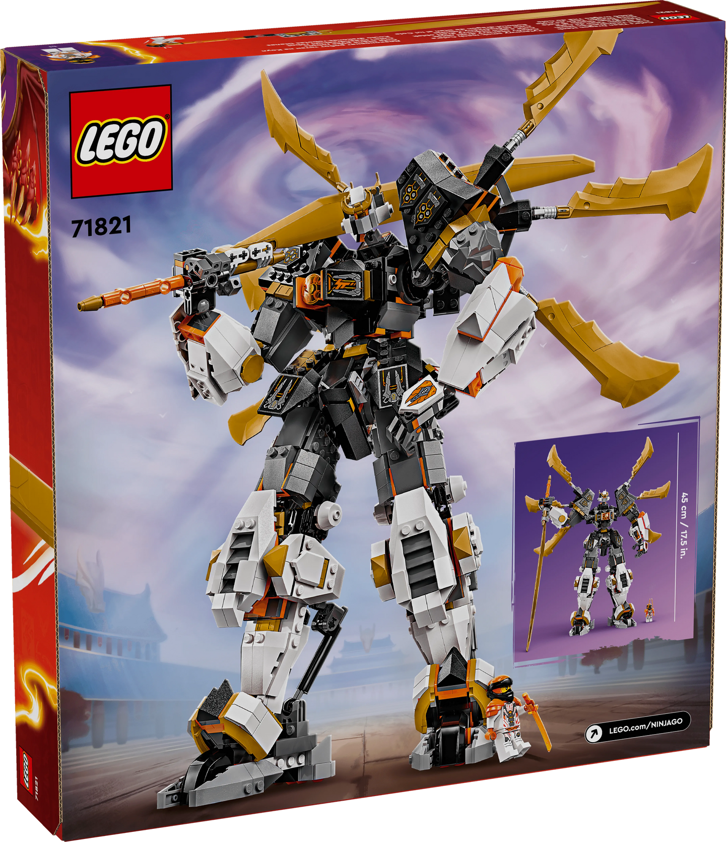 LEGO Cole's Titanium Dragon Mech 71821 Ninjago (Pre-Order: verwacht juni) LEGO Ninjago @ 2TTOYS LEGO €. 84.99