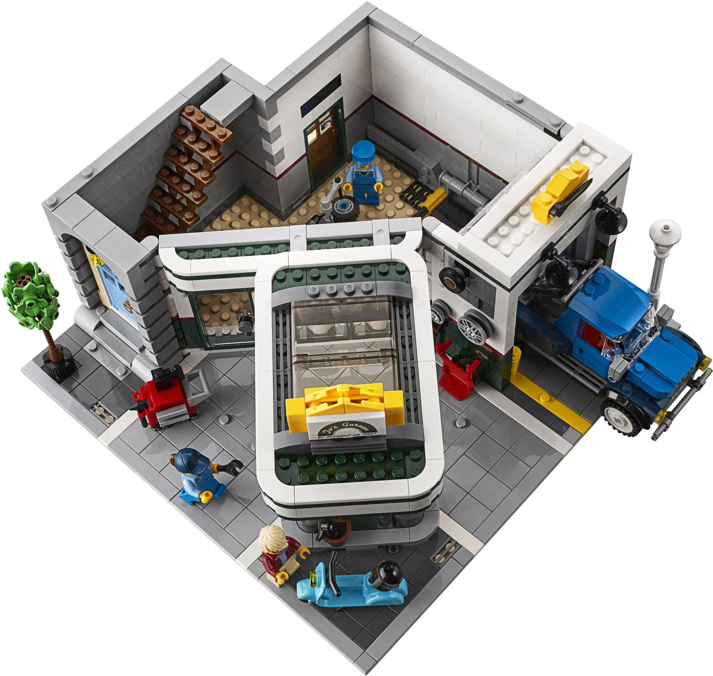 LEGO Corner Garage werkplaats 10264 Creator Expert (USED) LEGO CREATOR EXPERT MODULAIR @ 2TTOYS LEGO €. 224.99