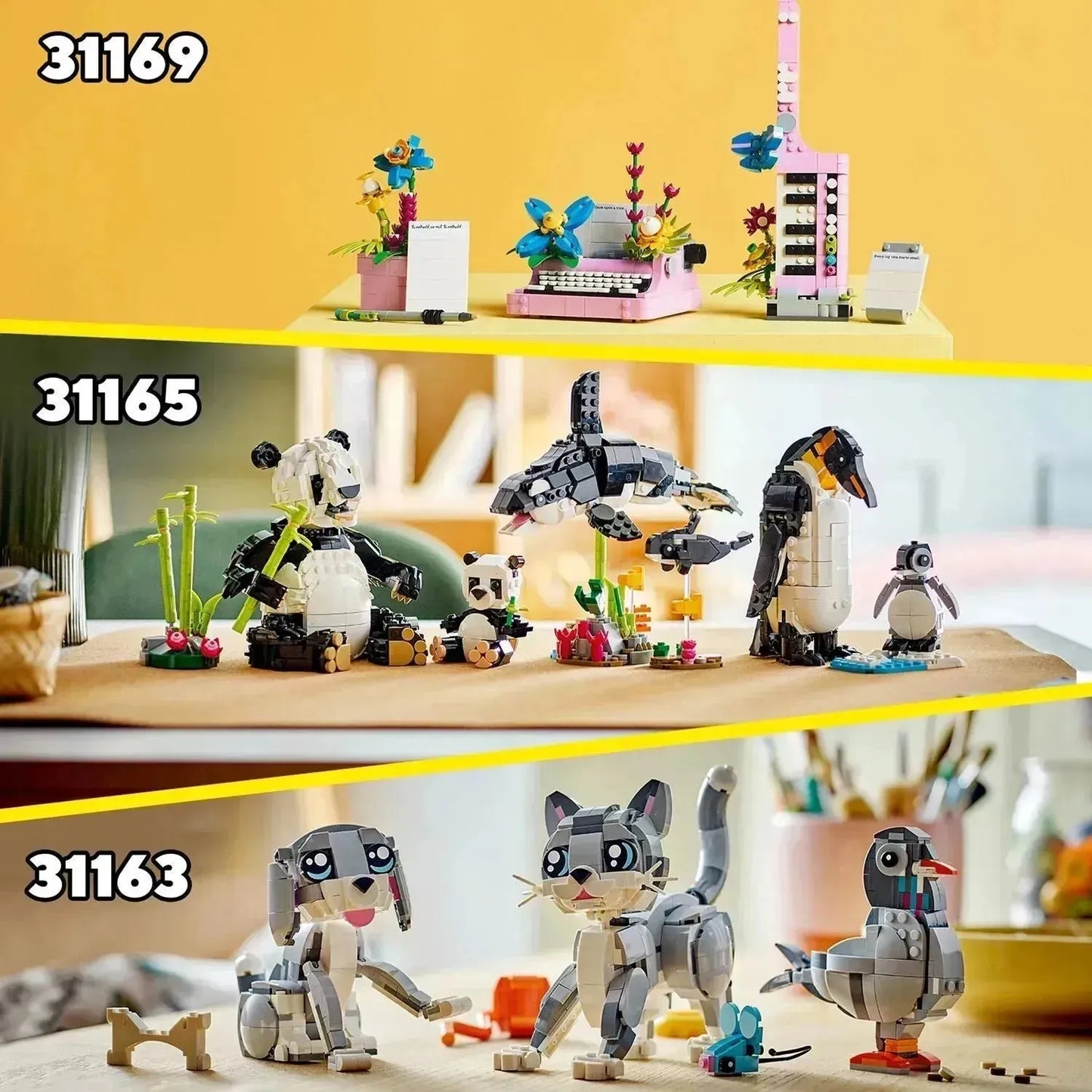 LEGO Creator 3-in-1 Combideal: 31169, 31165 & 31163 (Pre-Order: januari 2025) @ 2TTOYS | Official LEGO shop😊🥰 2TTOYS | Official LEGO shop😊🥰 €. 79.99