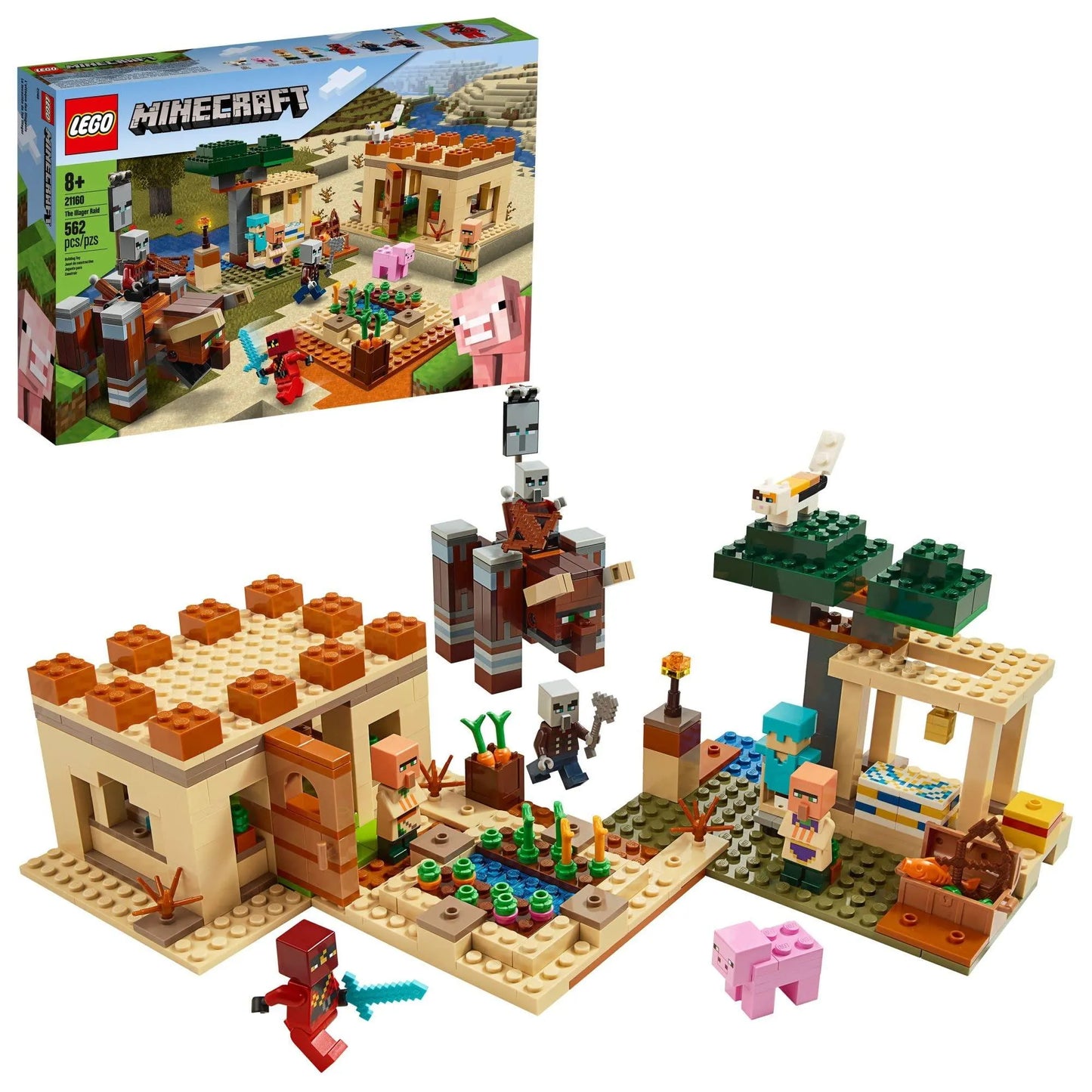 LEGO De Illager Overval 21160 Minecraft LEGO MINECRAFT @ 2TTOYS | Official LEGO shop😊🥰 LEGO €. 59.99