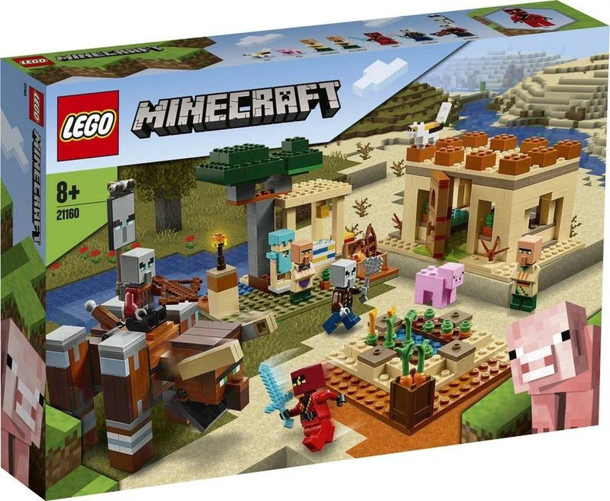 LEGO De Illager Overval 21160 Minecraft LEGO MINECRAFT @ 2TTOYS | Official LEGO shop😊🥰 LEGO €. 59.99