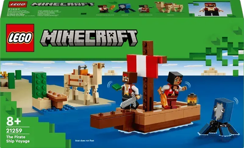 LEGO De Piratenschipreis - Zeil het avontuur tegemoet 21259 Minecraft LEGO MINECRAFT @ 2TTOYS | Official LEGO shop😊🥰 LEGO €. 12.98