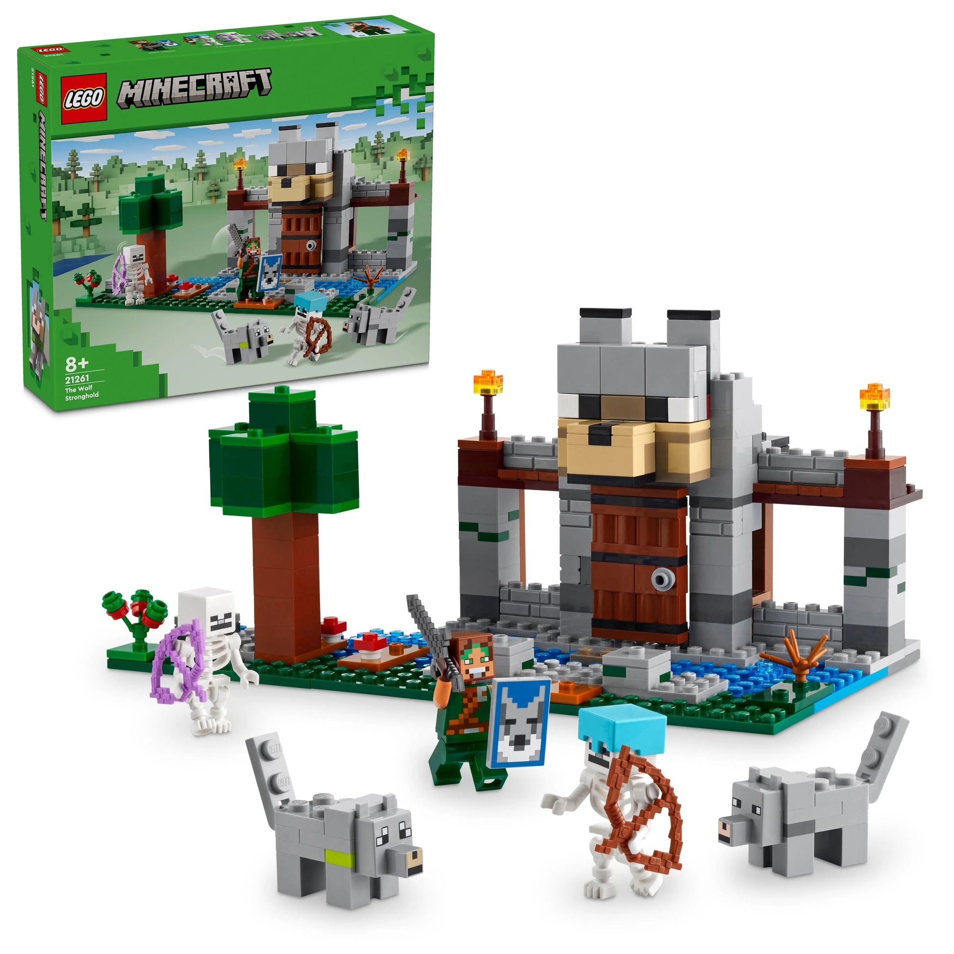 LEGO De wolvenburcht 21261 Minecraft (Pre-Order: verwacht juni) LEGO MINECRAFT @ 2TTOYS LEGO €. 29.49