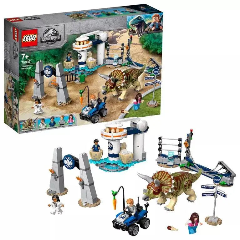 LEGO Dino Triceratopschaos 75937 Jurassic World LEGO JURASSIC WORLD @ 2TTOYS | Official LEGO shop😊🥰 LEGO €. 59.49