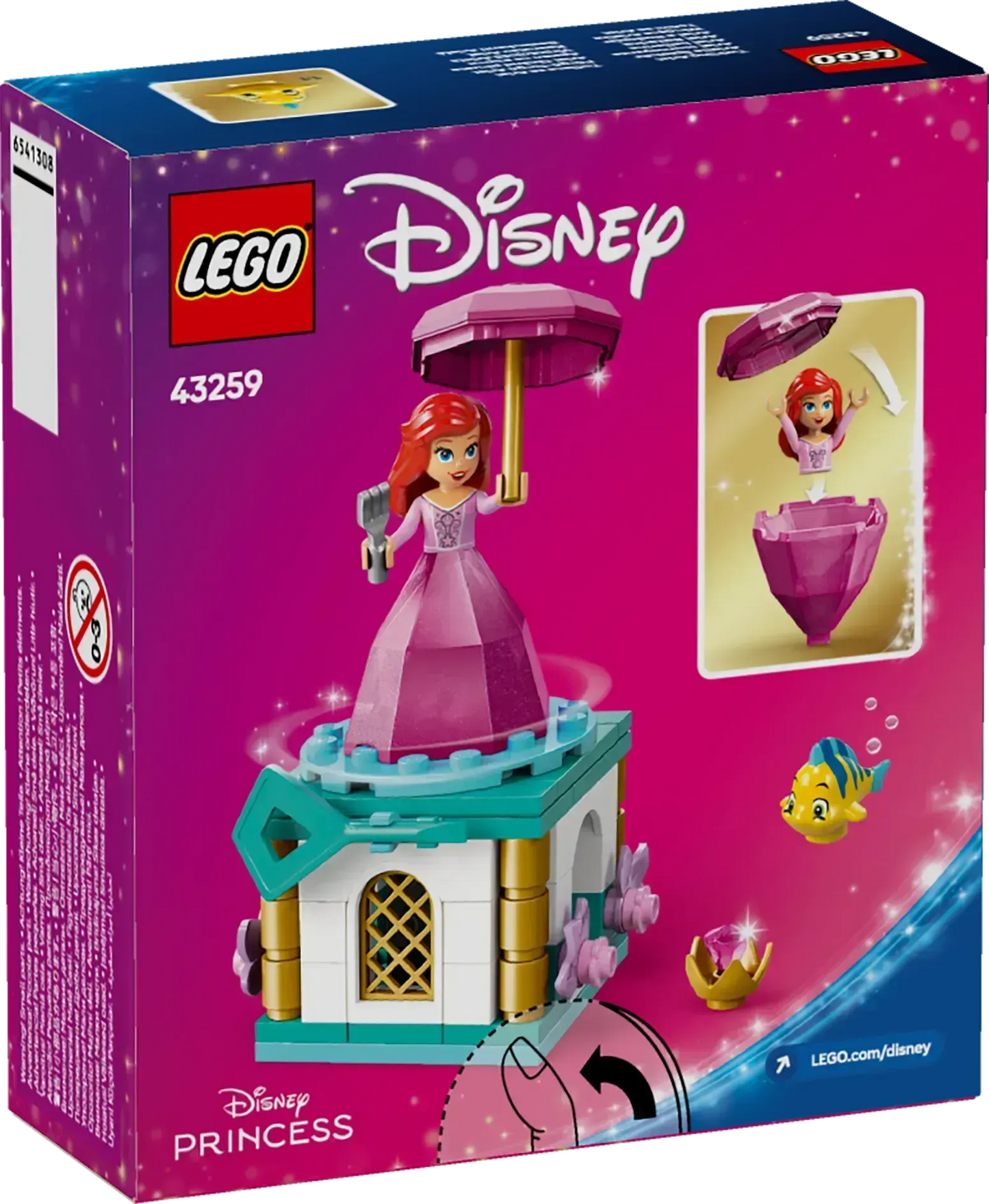 LEGO Draaiende Ariel 43259 Disney (Pre-Order: januari 2025) @ 2TTOYS | Official LEGO shop😊🥰 LEGO €. 8.49