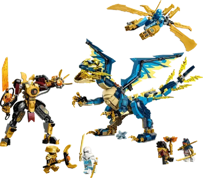 LEGO Elementdraak vs. de mecha van de keizerin 71796 Ninjago LEGO NINJAGO @ 2TTOYS | Official LEGO shop😊🥰 LEGO €. 89.48