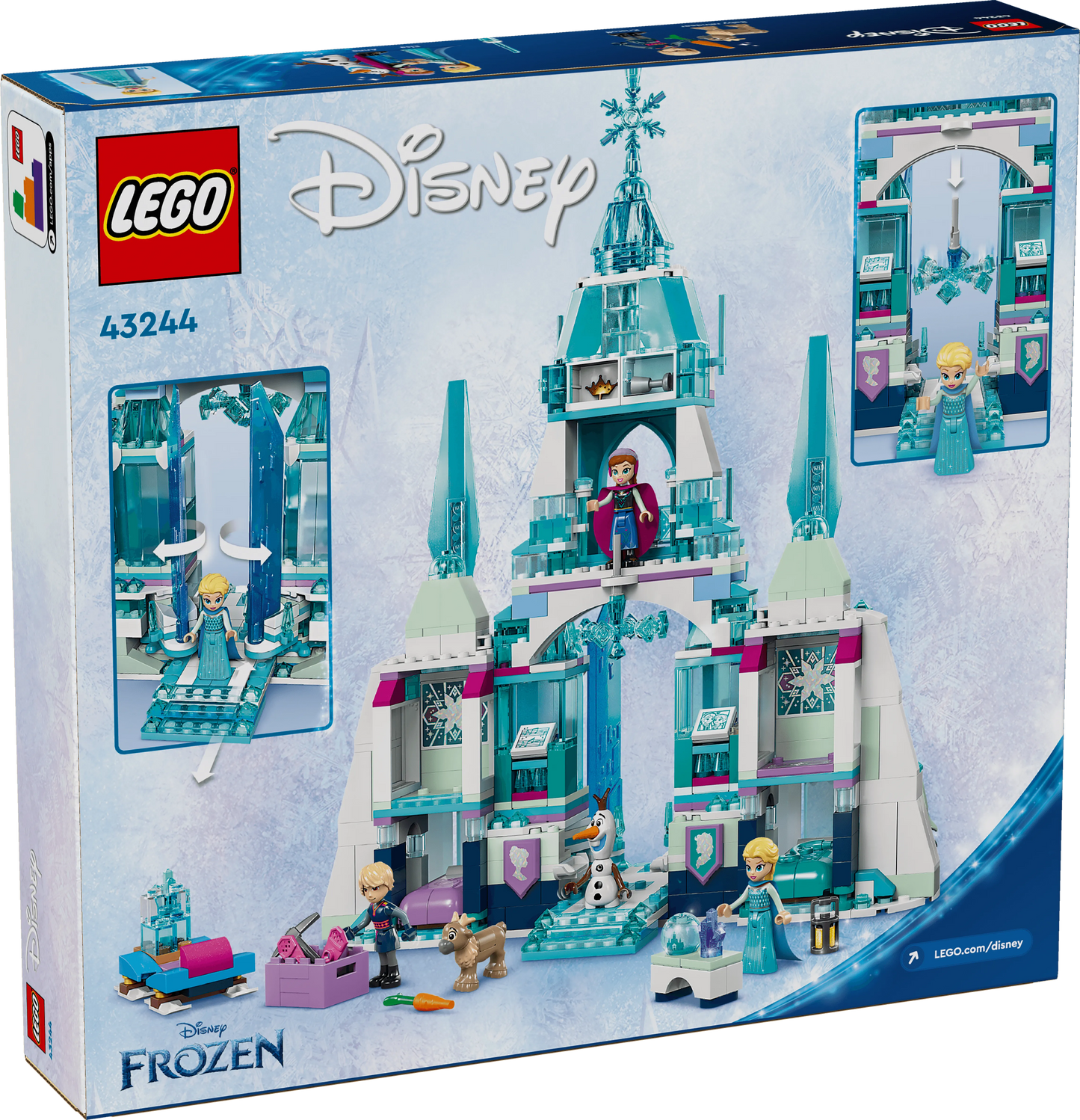 LEGO Elsa's Ijspaleis 43244 Friends LEGO DISNEY @ 2TTOYS LEGO €. 84.49