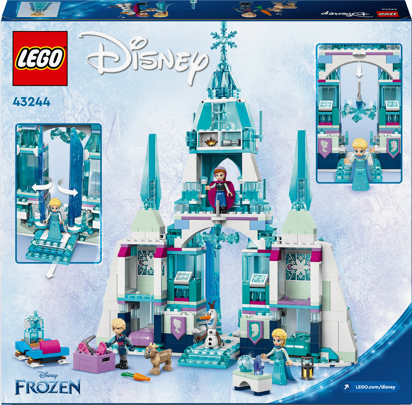 LEGO Elsa's Ijspaleis 43244 Friends LEGO DISNEY @ 2TTOYS LEGO €. 84.49