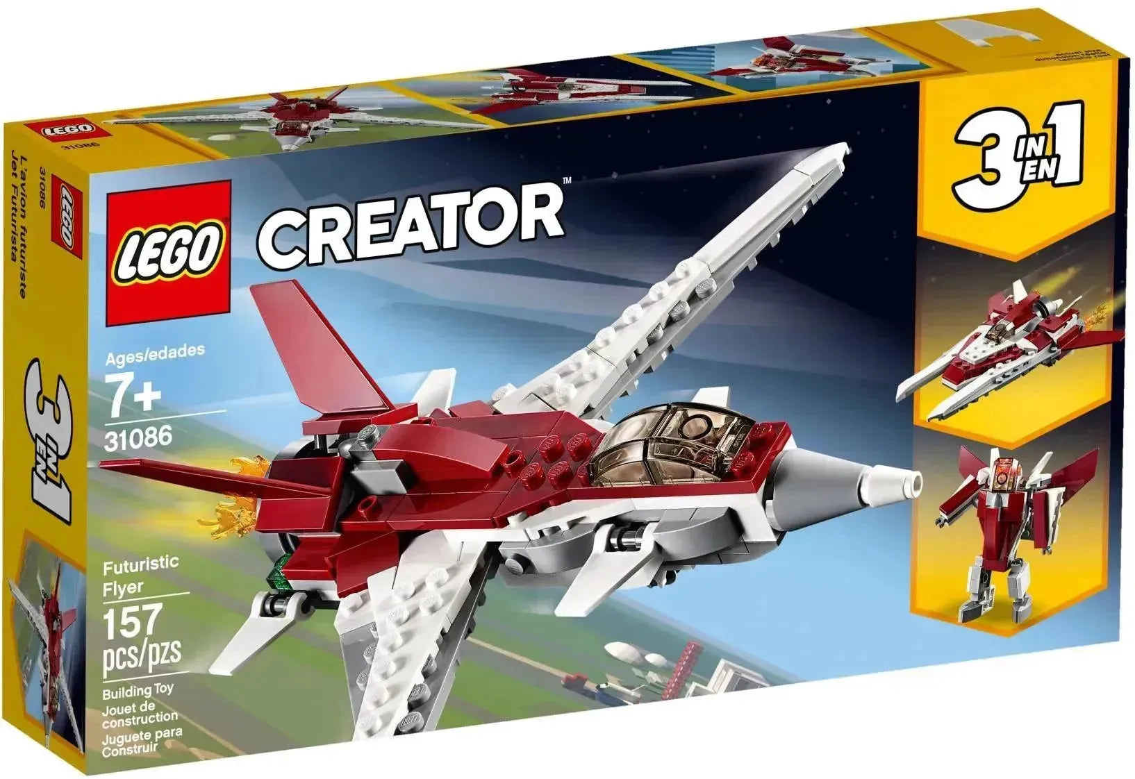 LEGO Futuristisch vliegtuig 31086 Creator 3-in-1 LEGO CREATOR @ 2TTOYS | Official LEGO shop😊🥰 LEGO €. 15.99