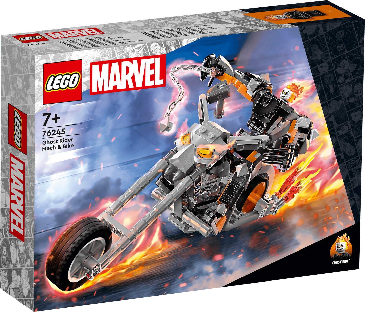 LEGO Ghost Rider Mech & motor 76245 City LEGO SUPERHEROES @ 2TTOYS | Official LEGO shop😊🥰 LEGO €. 29.49