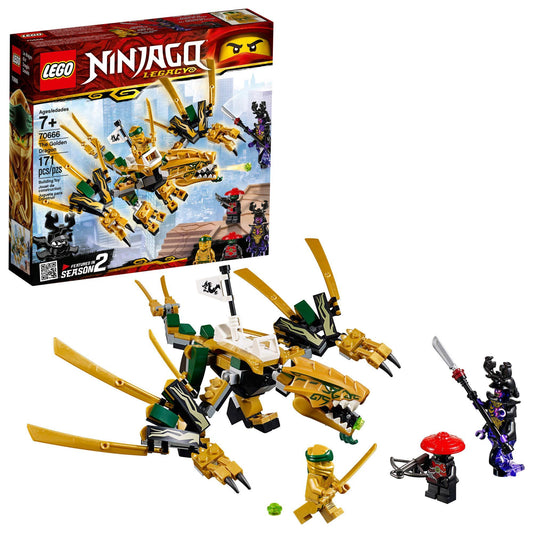 LEGO Gouden Draak met Ninja Lloyd 70666 Ninjago LEGO NINJAGO @ 2TTOYS | Official LEGO shop😊🥰 LEGO €. 29.99