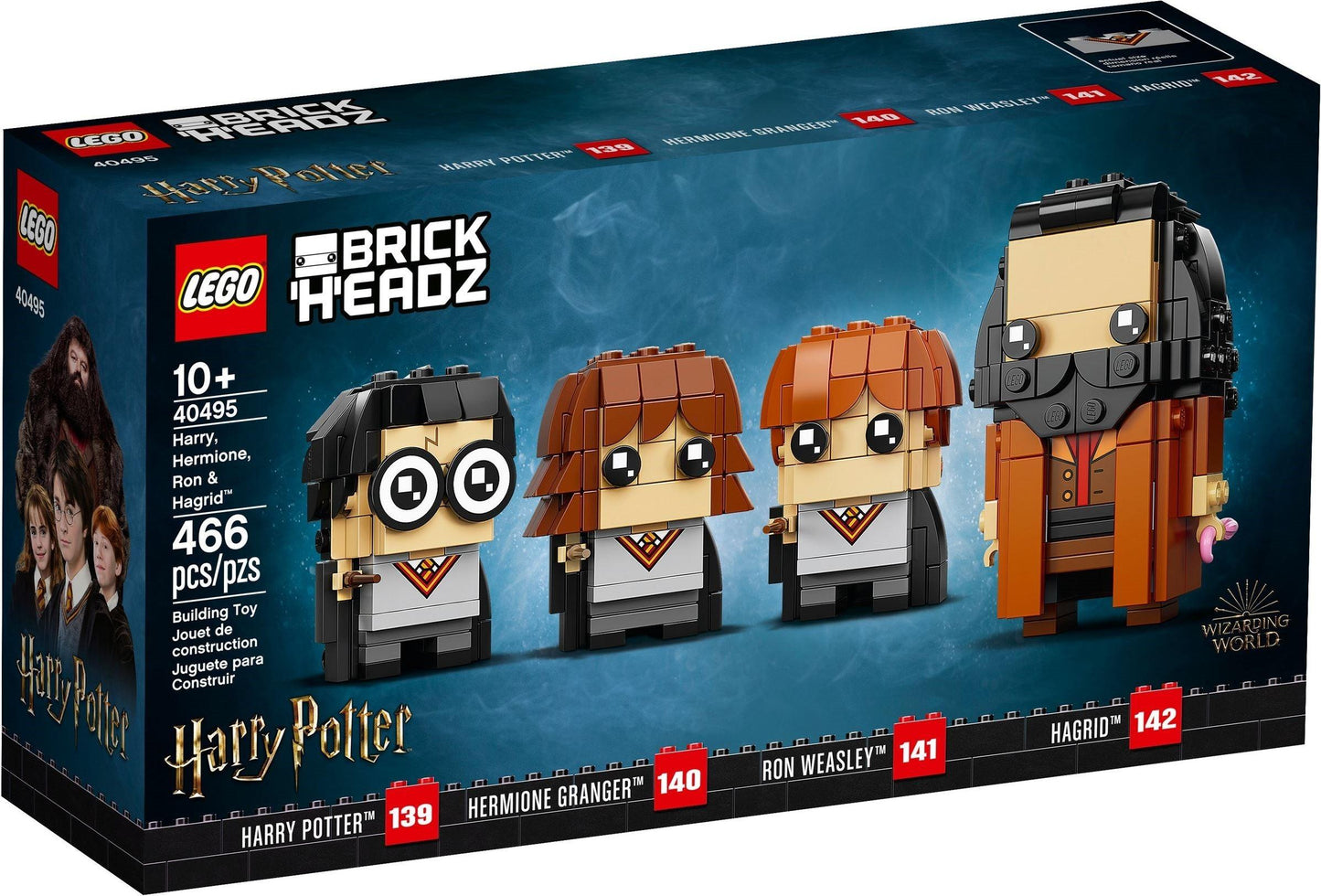 LEGO Harry, Hermione, Ron & Hagrid 40495 BrickHeadz LEGO Harry, Hermione, Ron & Hagrid 40495 BrickHeadz 40495 @ 2TTOYS LEGO €. 19.49