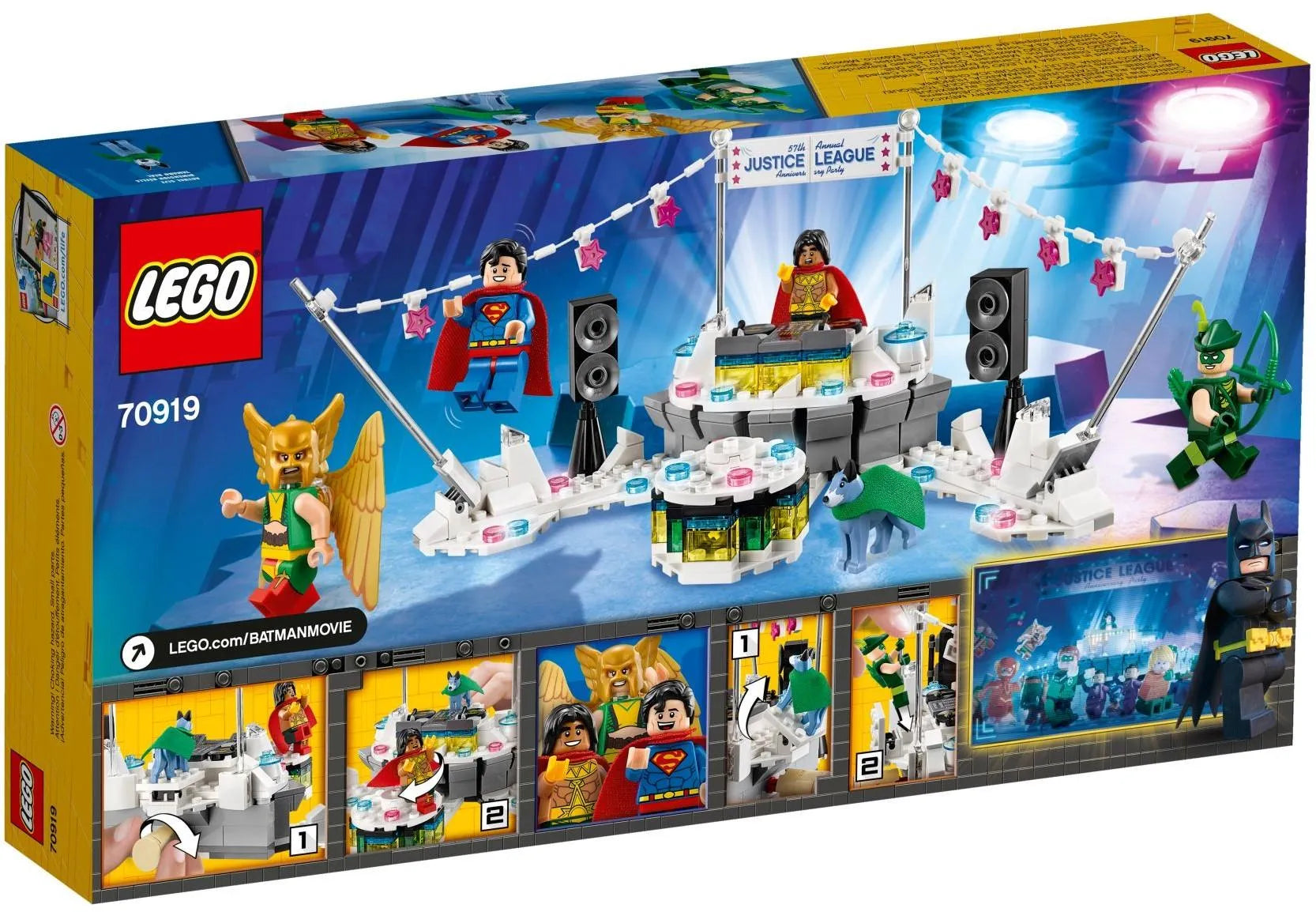 LEGO Het Justice Team viert feest 70919 Batman LEGO BATMAN @ 2TTOYS | Official LEGO shop😊🥰 LEGO €. 35.99