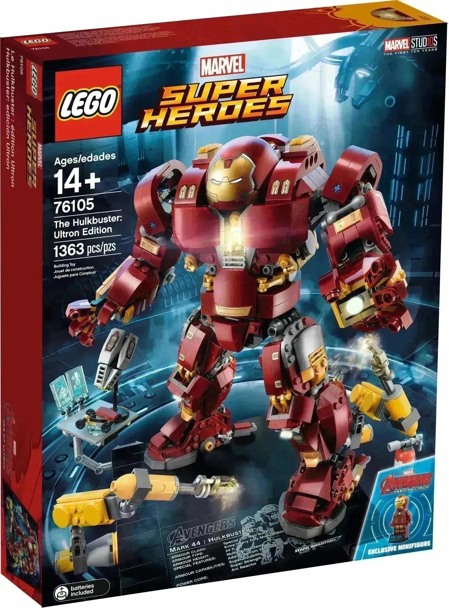 LEGO Hulkbuster Ultron Editie 76105 Superheroes (USED) LEGO SUPERHEROES @ 2TTOYS | Official LEGO shop😊🥰 LEGO €. 169.99