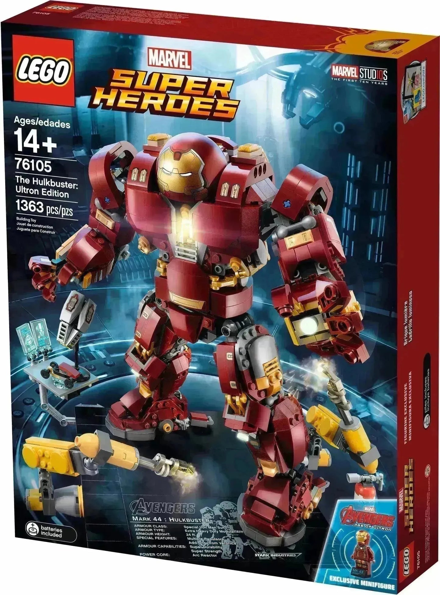 LEGO Hulkbuster Ultron Editie 76105 Superheroes (USED) LEGO SUPERHEROES @ 2TTOYS | Official LEGO shop😊🥰 LEGO €. 169.99